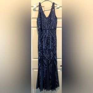 Nightway Long Formal Sleeveless Dress - size 12